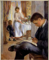 Morgenmaden i Berneval Maleri af Pierre Auguste Renoir (1841-1919) 1898 Privat samling