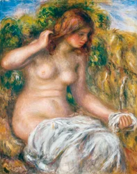 Kvinde ved foråret, 1914
