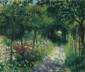 Kvinder i haven, 1873
