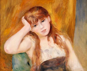 Ung blond pige, 1886