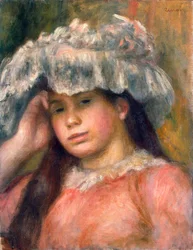 Ung pige i hat, 1892-1894.