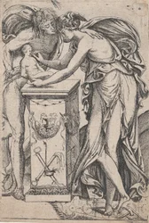 Apollon og skulpturens ånd, 1607-61.