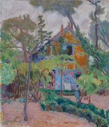 Hus blandt træer, 1918