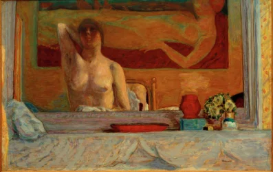 La Cheminée (Kvinde ved hendes toilet)"
