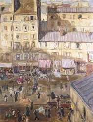 The Exterior Boulevard: Boulevard de Clichy og hjørnet af Rue de Douai, ca. 1904 (olie på lærred)