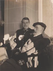 Pierre-Auguste og Jean Renoir, ca. 1916.