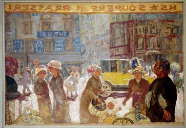 Place de Clichy (Olie på lærred)