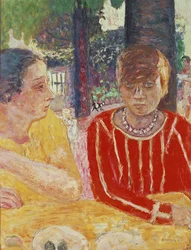 Portræt af Madame Reine Natanson og Marthe Bonnard, 1928