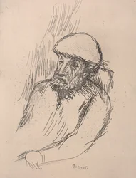 Portræt af Renoir, ca. 1916 (radering)