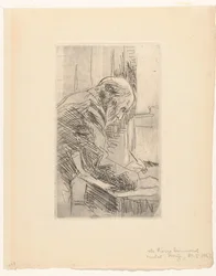Portræt af kunstneren Edouard Vuillard