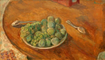 Blommer og druer