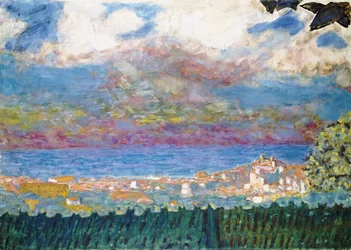 Stormfuld himmel over Cannes, 1945