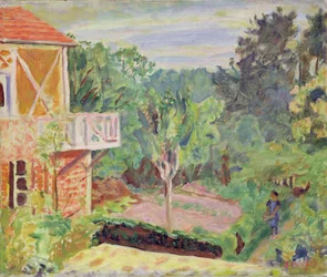 Sunlight at Vernon, ca. 1920 (olie på lærred)