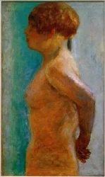 Kvindelig torso i profil