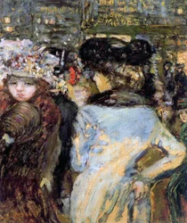 To kvinder, Place Clichy, Paris, 1905