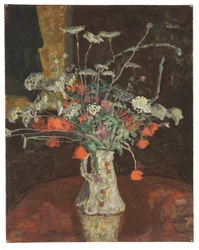 Vilde blomster, skærmplanter og valmuer, ca. 1912 (olie på lærred)