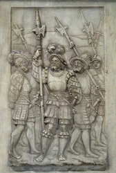 Halberdiers, detalje fra Francois I
