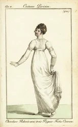 Kvinde danser ved et bal, Paris