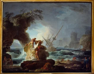 Vrag. Maleri af Pierre Charles Le Mettay (1726-1759)