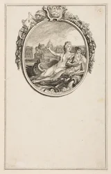 Indvielse af rytterstatuen af ​​Ludvig XV, 1766.