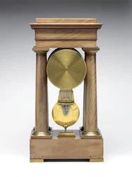Decimalur, ca. 1798-1805 (fyr, messing og emalje)
