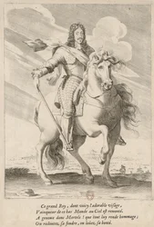 Rytterportræt af Ludvig XIII af Frankrig