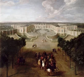 Udsigt over Grand Trianon fra Avenue