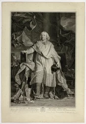 Portræt af Jacques Bénigne Bossuet, biskop af Meaux