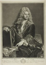 Portræt af Robert de Cotte