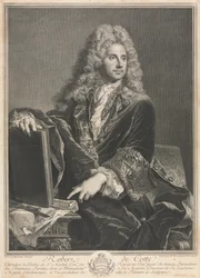 Portræt af Robert de Cotte