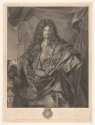 Portræt af Philippe de Courcillon Philippe de Courcillon Marquis de Dangeau (titel på objektet)