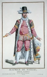 Prins Maurice af Nassau (1567-1625) Stadholder af den hollandske republik fra 