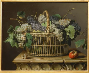 Panier de raisins - En kurv med druer ...