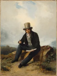 Portræt af André Jolivard 1787-1851.