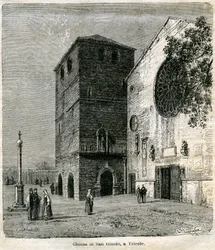 Udsigt over San Giusto-kirken i Trieste