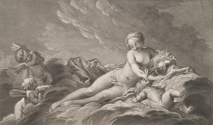 Venus giver nektar til Amor, 1700-tallet.