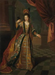 Louise Françoise de Bourbon 1673-1743, Mademoiselle de Nantes, ca 1690.