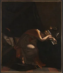 Sophonisbas død, ca. 1810 (olie på lærred)