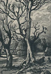 En terrasse, 1919