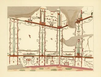 Exedra i Hundredårshuset, Pompeji