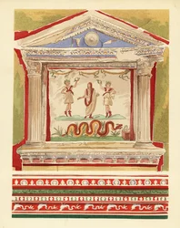 Husholdningslararium i Vettiiernes hus, Pompeji