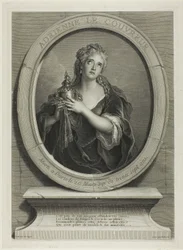 Portræt af Adrienne Le Couvreur