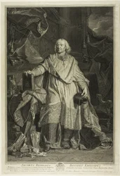 Portræt af Jacques Bénigne Bossuet, biskop af Meaux