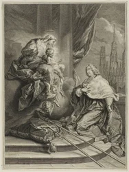 Portræt af Louis de la Vergne de Tressan, greve af Lyon, ærkebiskop af Rouen