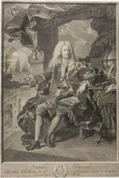 Portræt af Samuel Bernard, statsrådgiver