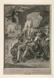 Portræt af Samuel Bernard, greve af Coubert
