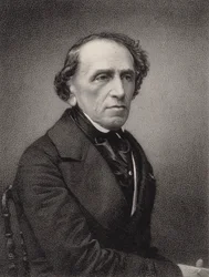 Portræt af komponisten Giacomo Meyerbeer 1791-1864, 1865.