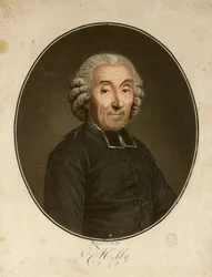 Portræt af Gabriel Bonnot de Mably 1709-1785, ca. 1790.