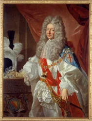 Portræt af Antonin Nompar de Caumont, hertug af Lauzun (1633-1723), marskal af Frankrig og ægtefælle til Grande Mademoiselle, hertuginde af Montpensier, 17. århundrede, La Rochelle, Musée des Beaux-Arts