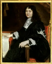 Portræt af Michel Le Tellier, Marquis de Louvois (1641-1691) Maleri af Pierre Mignard (1612-1695) 1600-tallet. Nævnes skal: Reims, Musee Des Beaux Arts - Portræt af Michel Le Tellier, Marquis de Louvois (1641-1691). Maleri af Pierre Mignard